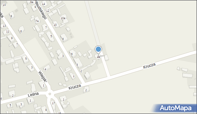 Słońsk, Piłsudskiego Józefa, marsz., 4a, mapa Słońsk