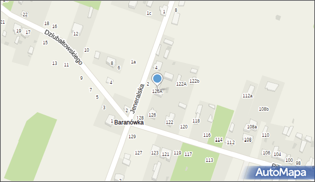 Smardzewice, Piliczna, 126A, mapa Smardzewice