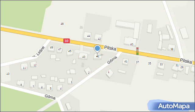 Śmiłowo, Pilska, 41, mapa Śmiłowo