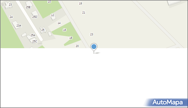 Sobienie-Jeziory, Piaskowa, 25, mapa Sobienie-Jeziory