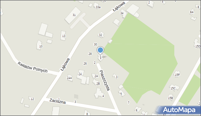 Sochaczew, Piaszczysta, 1, mapa Sochaczew