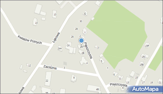 Sochaczew, Piaszczysta, 2A, mapa Sochaczew