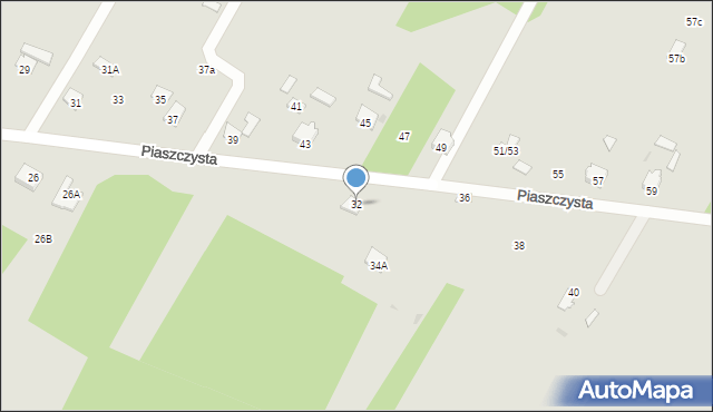 Sochaczew, Piaszczysta, 32, mapa Sochaczew