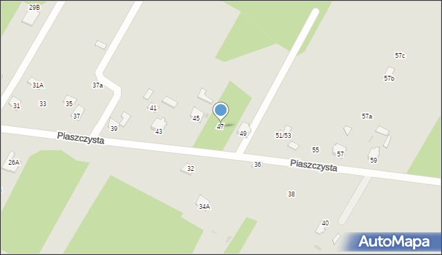 Sochaczew, Piaszczysta, 47, mapa Sochaczew