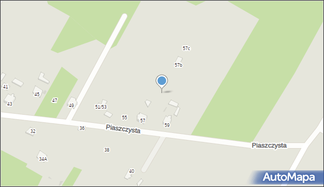 Sochaczew, Piaszczysta, 57a, mapa Sochaczew
