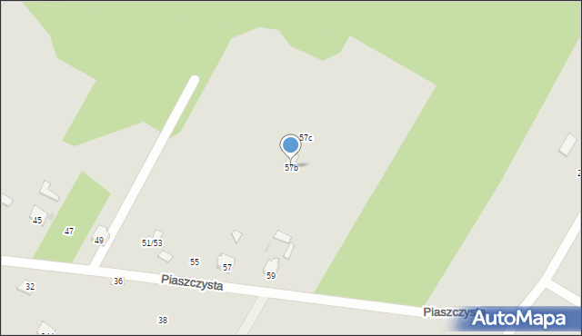 Sochaczew, Piaszczysta, 57b, mapa Sochaczew