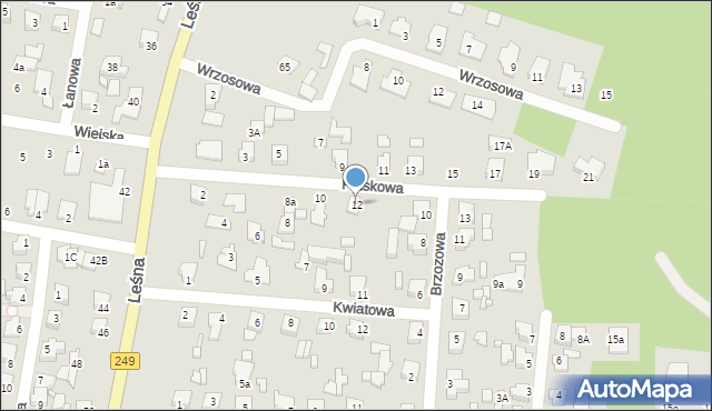 Solec Kujawski, Piaskowa, 12, mapa Solec Kujawski