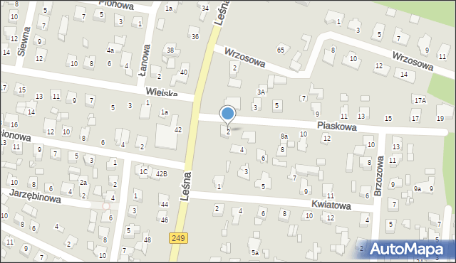 Solec Kujawski, Piaskowa, 2, mapa Solec Kujawski