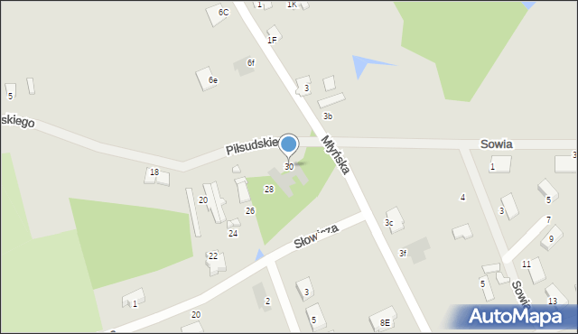 Solec Kujawski, Piłsudskiego Józefa, marsz., 30, mapa Solec Kujawski