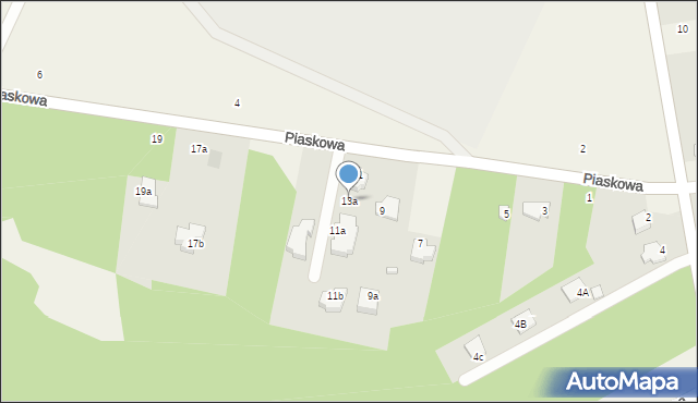 Sołtyków, Piaskowa, 13a, mapa Sołtyków