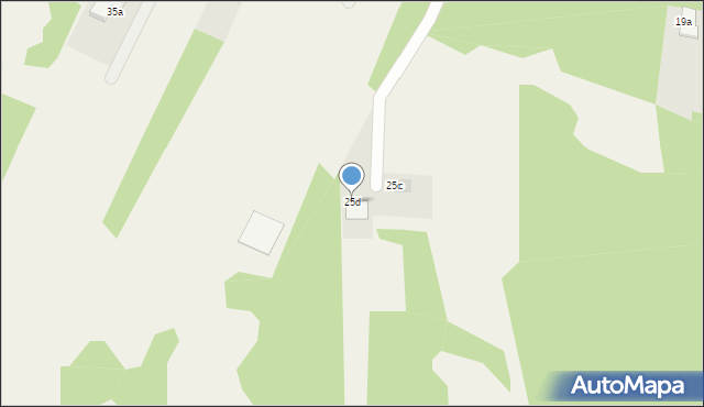 Sołtyków, Piaskowa, 25d, mapa Sołtyków