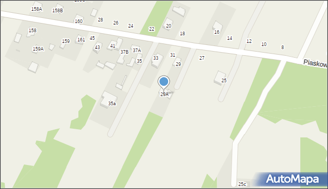 Sołtyków, Piaskowa, 29A, mapa Sołtyków