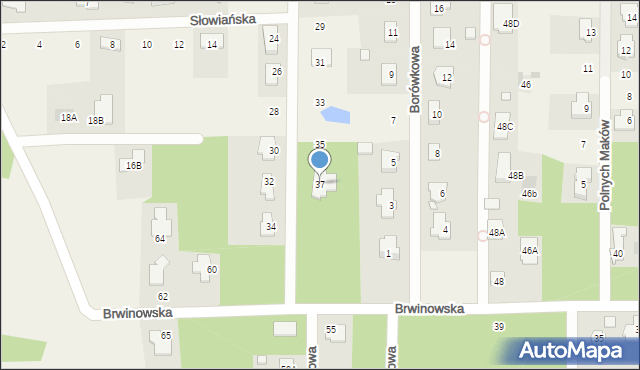 Stara Wieś, Piękna, 37, mapa Stara Wieś