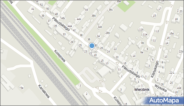 Starachowice, Piłsudskiego Józefa, marsz., 19A, mapa Starachowic