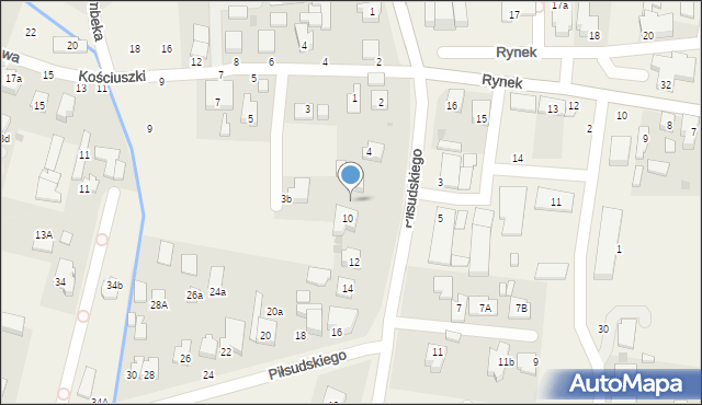 Stare Babice, Piłsudskiego Józefa, marsz., 8, mapa Stare Babice