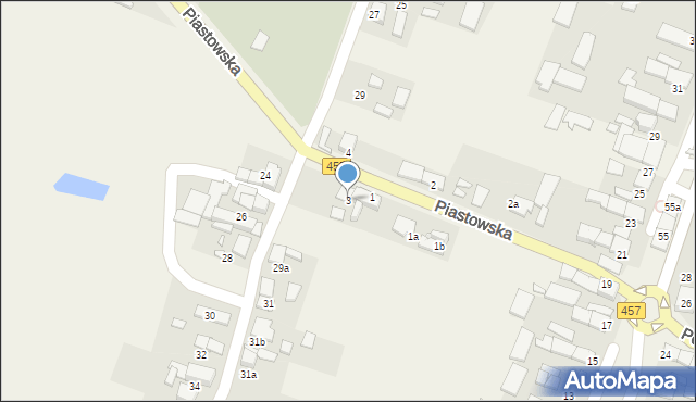 Stare Siołkowice, Piastowska, 3, mapa Stare Siołkowice