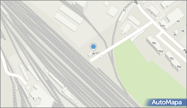 Stargard, Piłsudskiego Józefa, marsz., 60, mapa Stargard