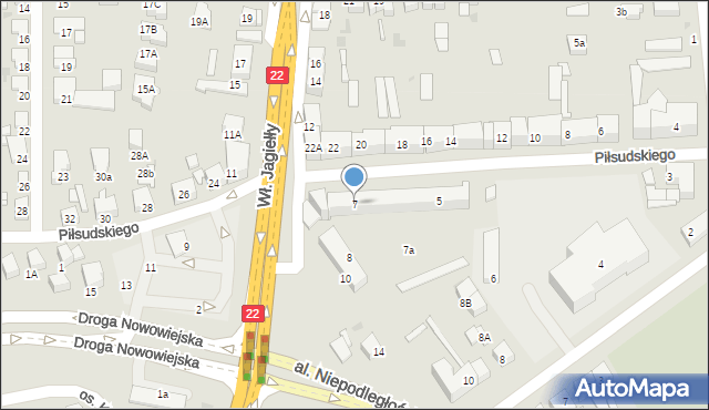 Starogard Gdański, Piłsudskiego Józefa, marsz., 7, mapa Starogard Gdański