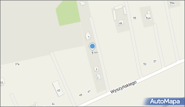 Stary Dybów, Pielgrzyma, 5, mapa Stary Dybów