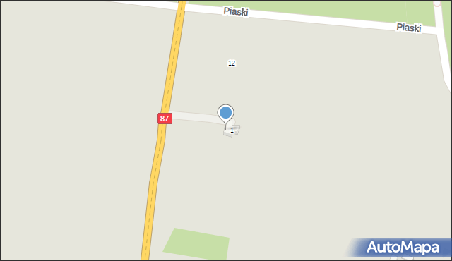 Stary Sącz, Piaski, 11, mapa Stary Sącz