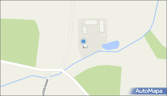 Stawiguda, Piaskowa, 35, mapa Stawiguda