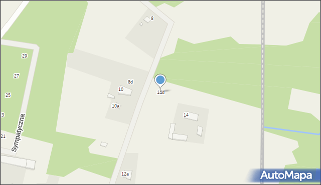 Stefanówka, Piaskowa, 14d, mapa Stefanówka