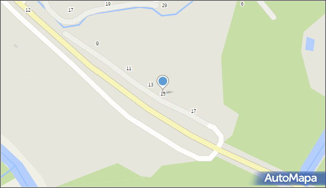 Strzyżów, Pitery Romualda, 15, mapa Strzyżów