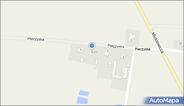 Stupsk, Pieczyska, 5, mapa Stupsk