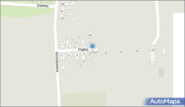 Sulmierzyce, Piątka Leona, 10a, mapa Sulmierzyce