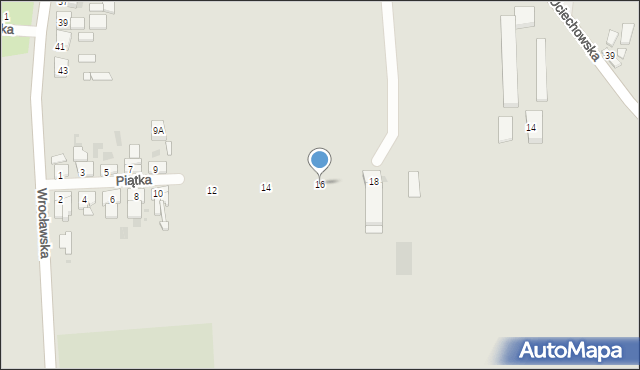 Sulmierzyce, Piątka Leona, 16, mapa Sulmierzyce