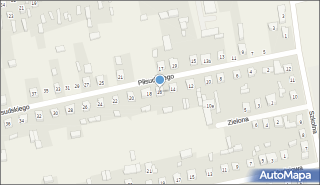 Sulmierzyce, Piłsudskiego Józefa, marsz., 16, mapa Sulmierzyce