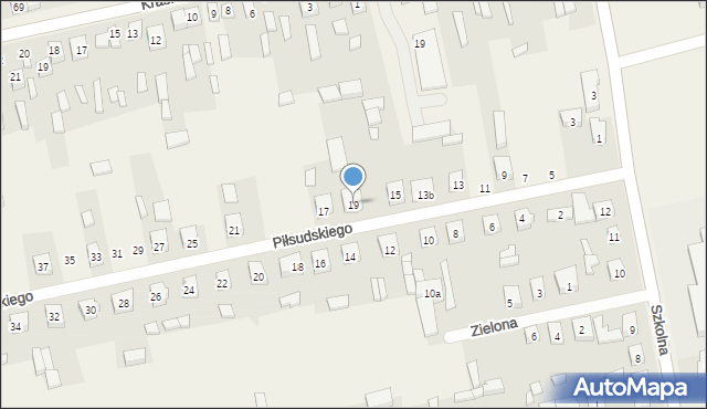 Sulmierzyce, Piłsudskiego Józefa, marsz., 19, mapa Sulmierzyce