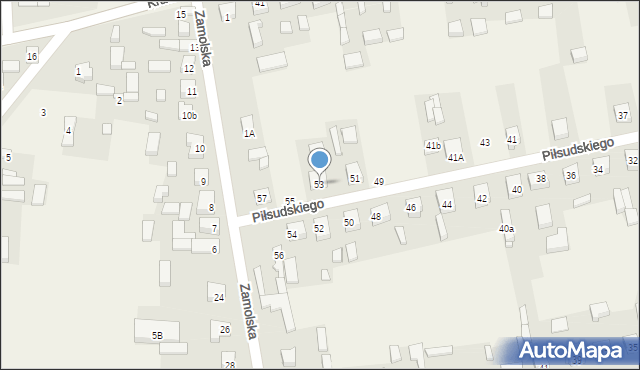 Sulmierzyce, Piłsudskiego Józefa, marsz., 53, mapa Sulmierzyce