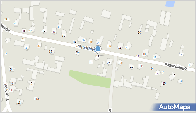 Suraż, Piłsudskiego Józefa, marsz., 25/1, mapa Suraż