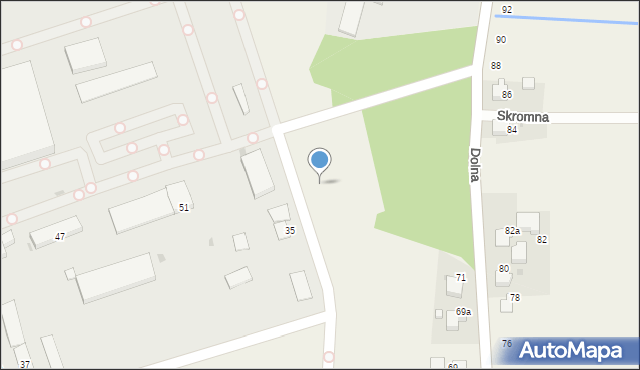 Suszec, Piaskowa, 56, mapa Suszec