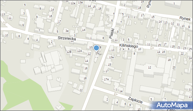 Swarzędz, Piaski, 34, mapa Swarzędz