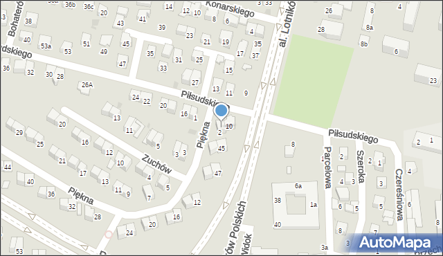 Świdnik, Piłsudskiego Józefa, marsz., 12, mapa Świdnika