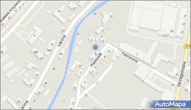 Świebodzice, Piaskowa, 5, mapa Świebodzice