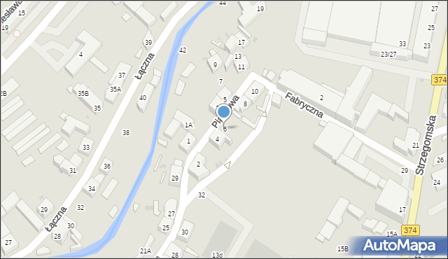 Świebodzice, Piaskowa, 6, mapa Świebodzice