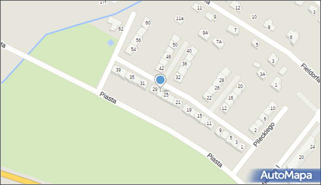 Świebodzice, Pileckiego Witolda, rtm., 27, mapa Świebodzice
