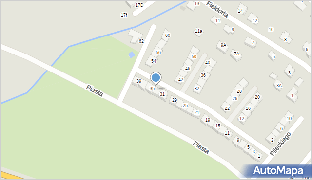 Świebodzice, Pileckiego Witolda, rtm., 33, mapa Świebodzice