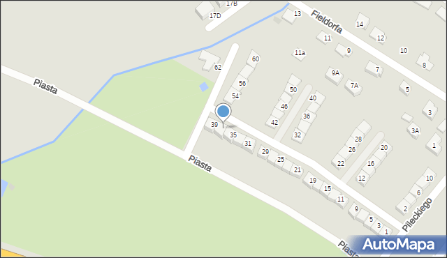 Świebodzice, Pileckiego Witolda, rtm., 37, mapa Świebodzice