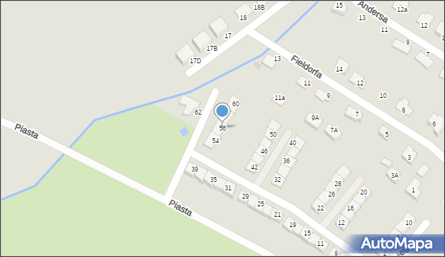 Świebodzice, Pileckiego Witolda, rtm., 56, mapa Świebodzice