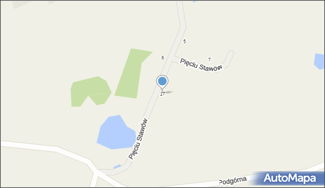 Szarłata, Pięciu Stawów, 17, mapa Szarłata