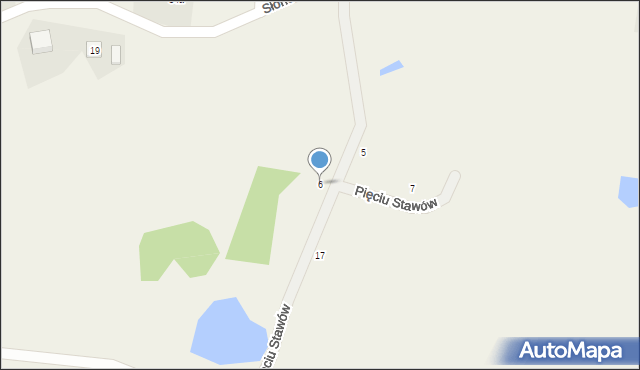 Szarłata, Pięciu Stawów, 6, mapa Szarłata