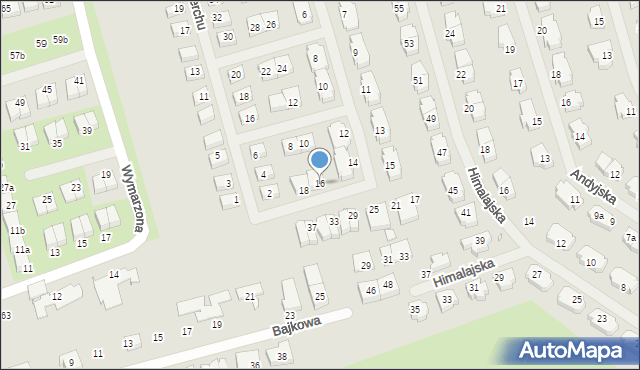 Szczecin, Piotrowskiego Tadeusza, 16, mapa Szczecina