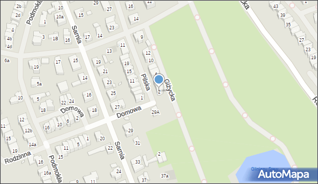 Szczecin, Pilska, 2, mapa Szczecina
