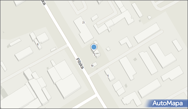 Szczecinek, Pilska, 3, mapa Szczecinek