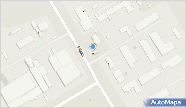 Szczecinek, Pilska, 5f, mapa Szczecinek