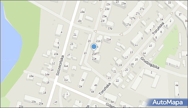 Szczecinek, Piłsudskiego Józefa, marsz., 21d, mapa Szczecinek